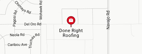 Map of done rite roofing complaints